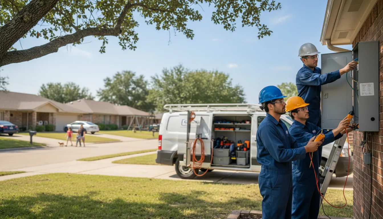 Certified electrician providing emergency electrical services in Brillion, WI